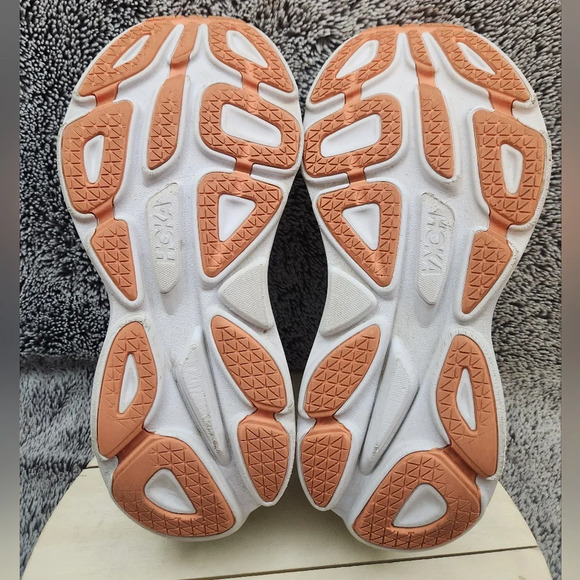 Hoka One One Women's Bondi 8 Blue/Yellow Running Shoes Womens Size 10 B - Picture 8 of 9